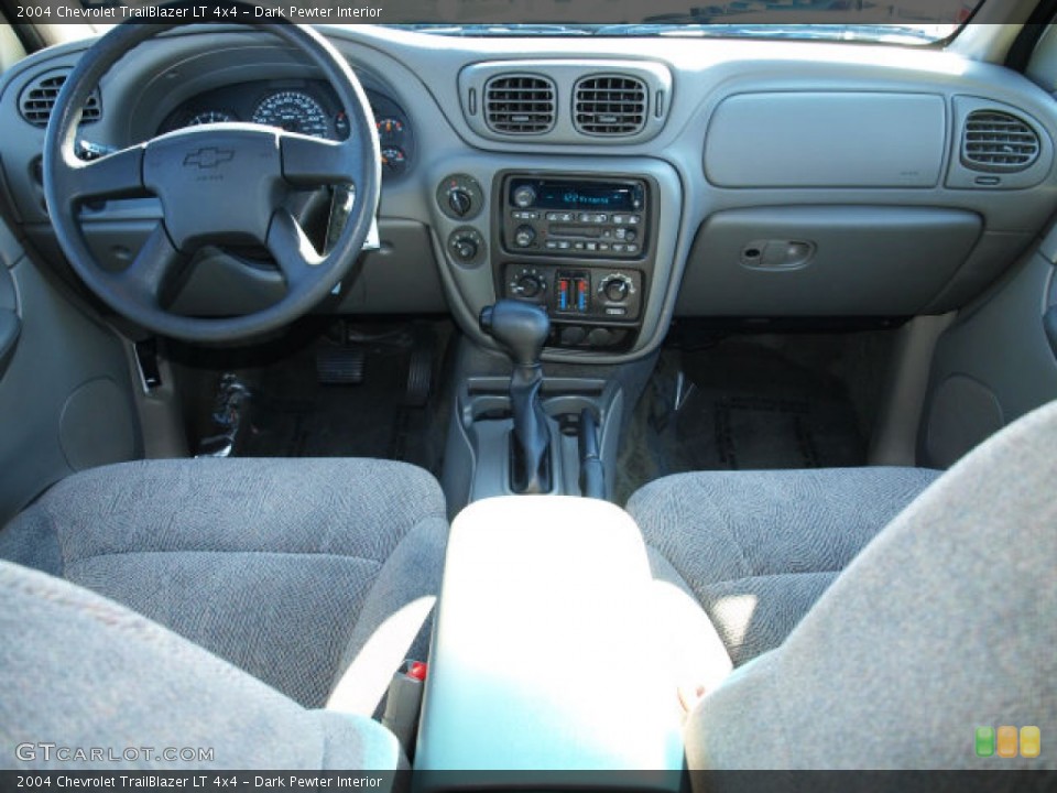 Dark Pewter Interior Dashboard for the 2004 Chevrolet TrailBlazer LT 4x4 #77235410