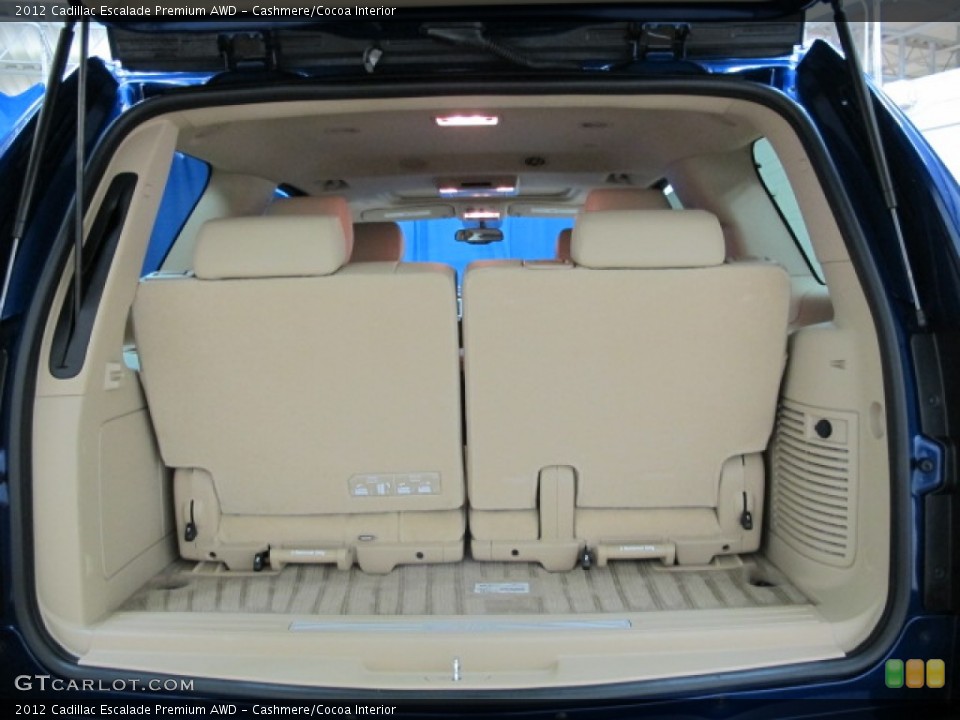 Cashmere/Cocoa Interior Trunk for the 2012 Cadillac Escalade Premium AWD #77235747