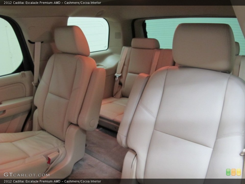 Cashmere/Cocoa Interior Rear Seat for the 2012 Cadillac Escalade Premium AWD #77236001