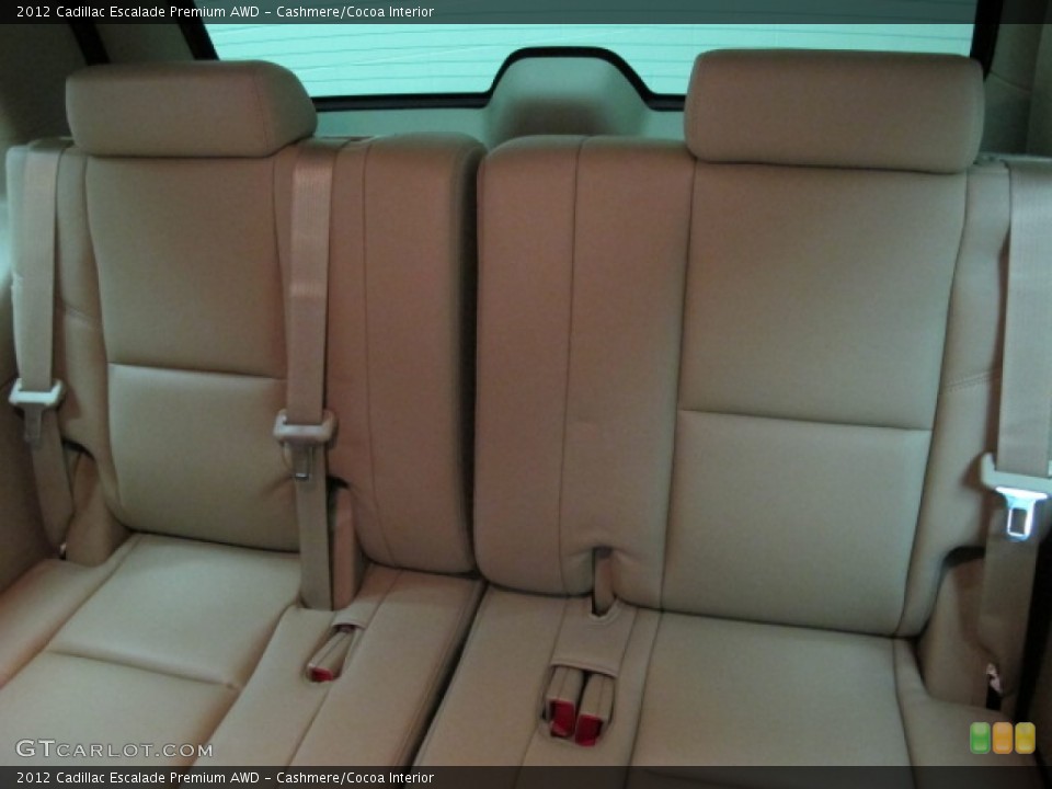Cashmere/Cocoa Interior Rear Seat for the 2012 Cadillac Escalade Premium AWD #77236025