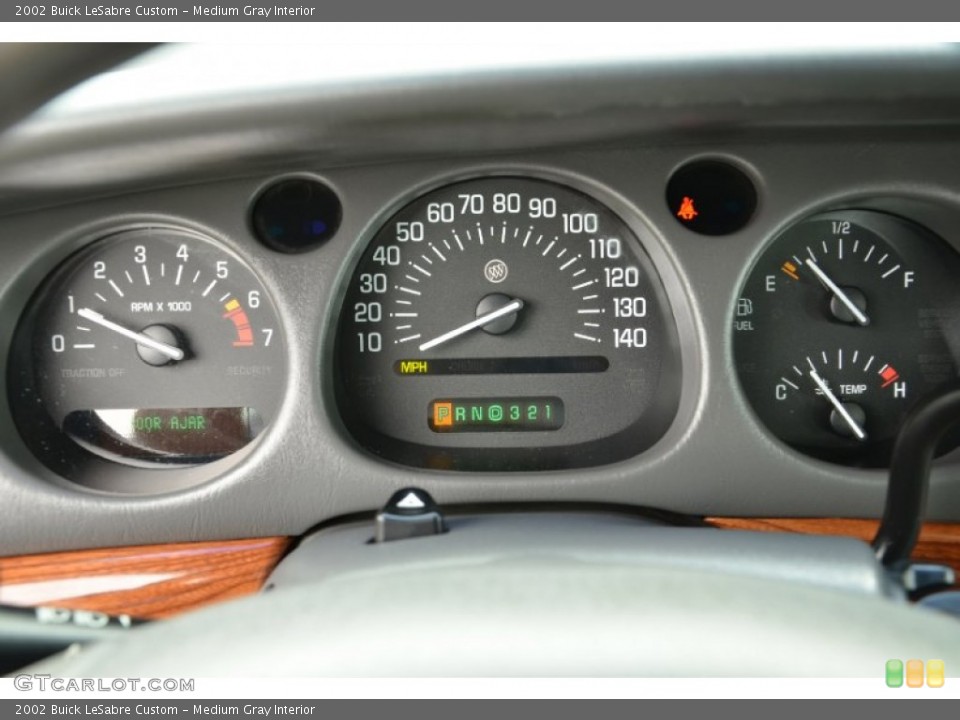 Medium Gray Interior Gauges for the 2002 Buick LeSabre Custom #77236421