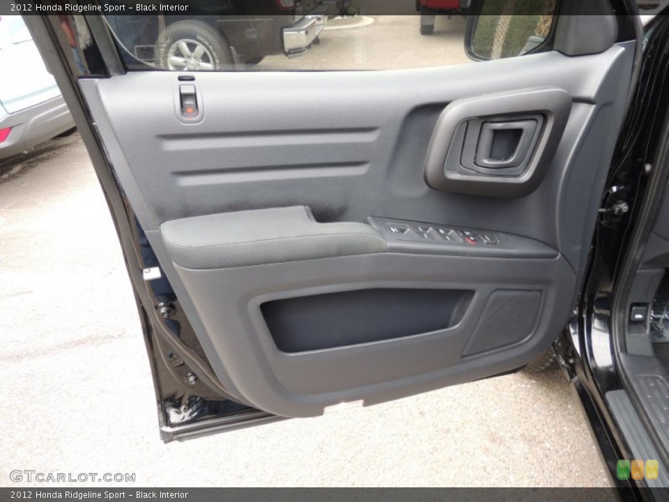 Black Interior Door Panel for the 2012 Honda Ridgeline Sport #77236814