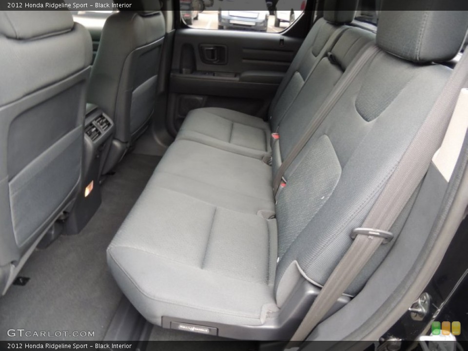 Black Interior Rear Seat for the 2012 Honda Ridgeline Sport #77236838