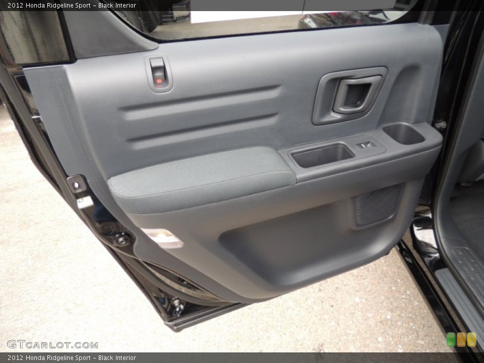 Black Interior Door Panel for the 2012 Honda Ridgeline Sport #77236861