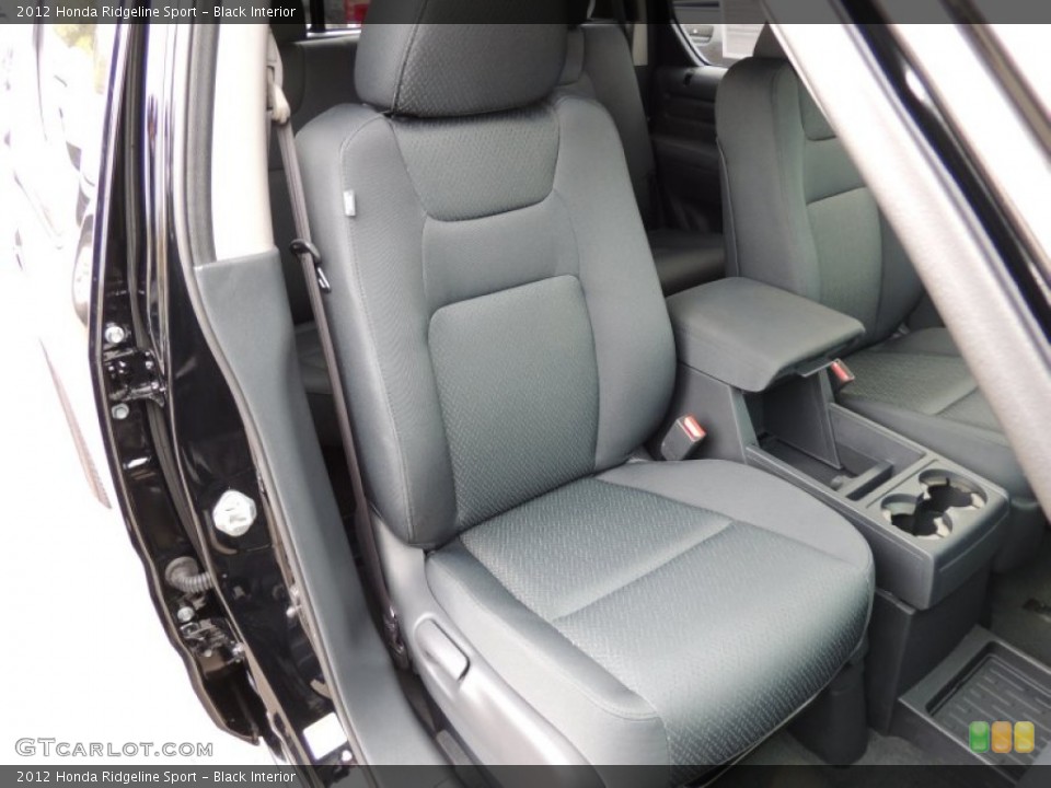 Black Interior Front Seat for the 2012 Honda Ridgeline Sport #77236886