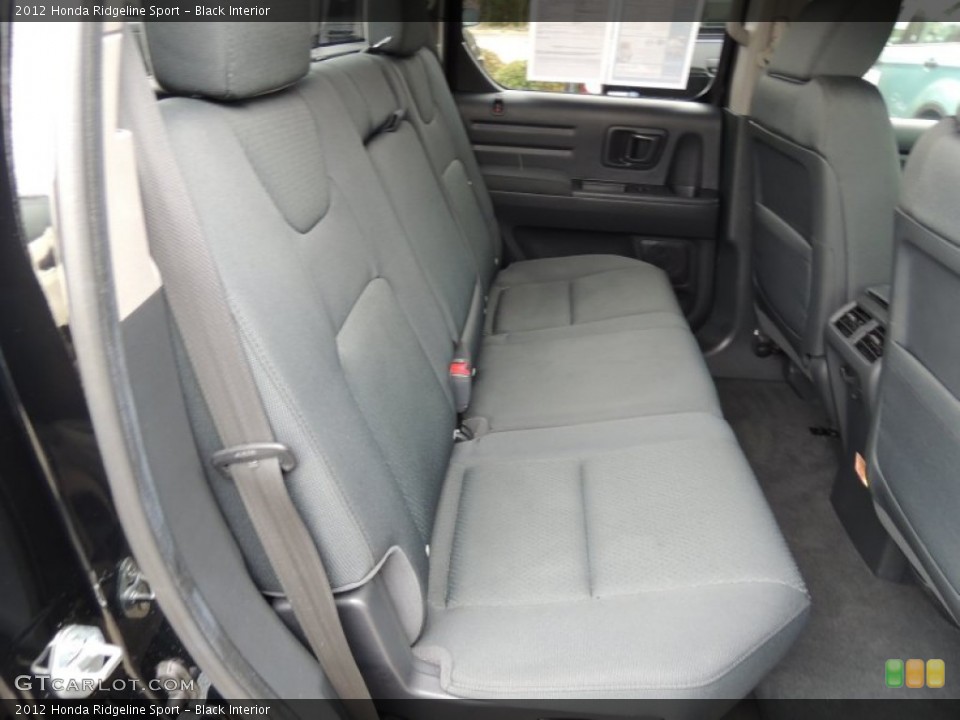 Black Interior Rear Seat for the 2012 Honda Ridgeline Sport #77236934