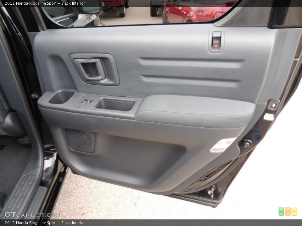 Black Interior Door Panel for the 2012 Honda Ridgeline Sport #77236955