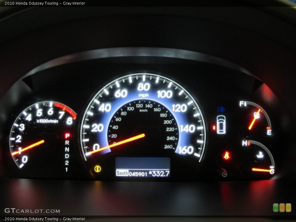 Gray Interior Gauges for the 2010 Honda Odyssey Touring #77237131