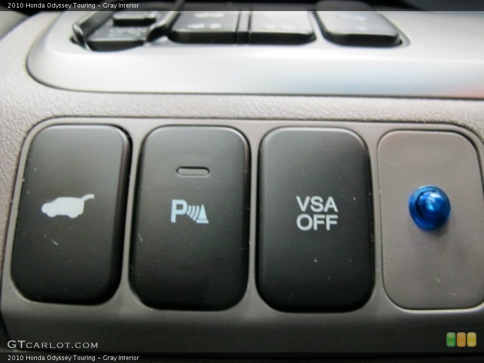 Gray Interior Controls for the 2010 Honda Odyssey Touring #77237479