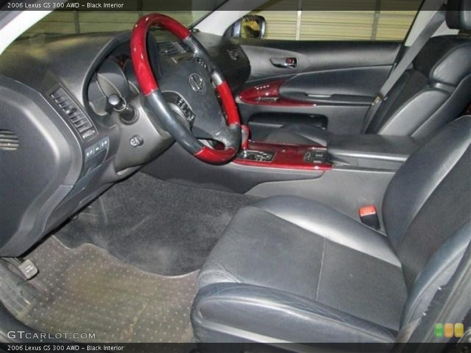 Black Interior Photo for the 2006 Lexus GS 300 AWD #77243201