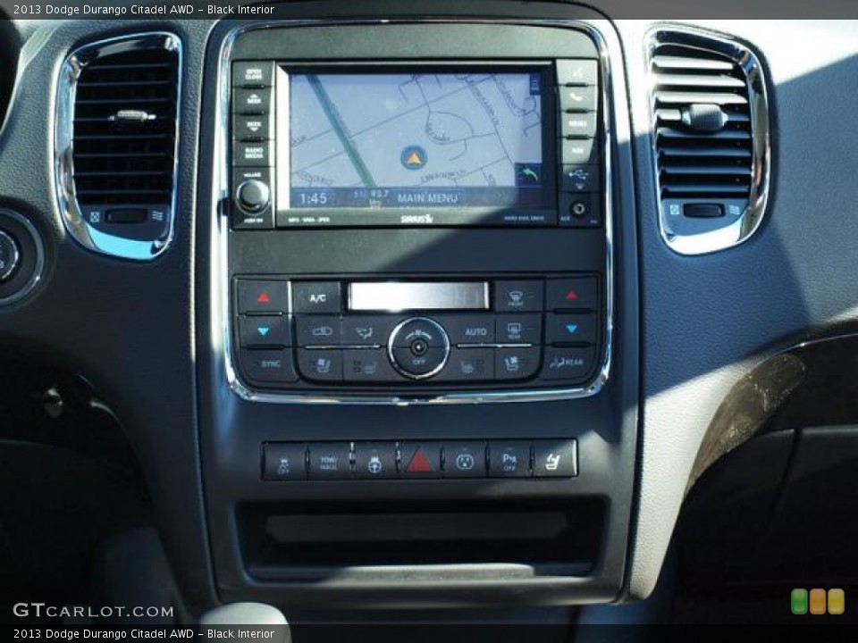 Black Interior Controls for the 2013 Dodge Durango Citadel AWD #77243444