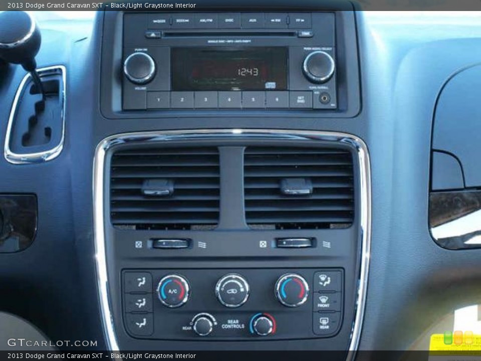 Black/Light Graystone Interior Controls for the 2013 Dodge Grand Caravan SXT #77244191