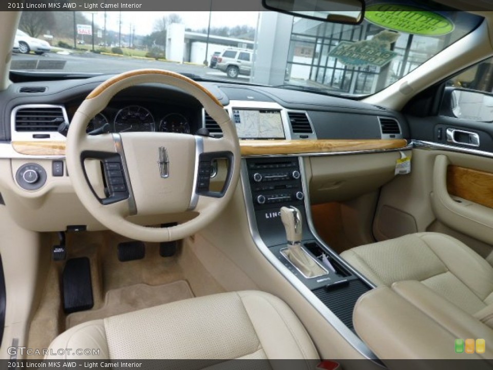 Light Camel Interior Prime Interior for the 2011 Lincoln MKS AWD #77244707