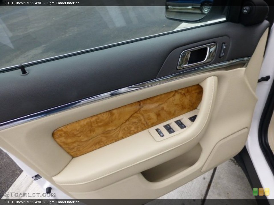 Light Camel Interior Door Panel for the 2011 Lincoln MKS AWD #77244730