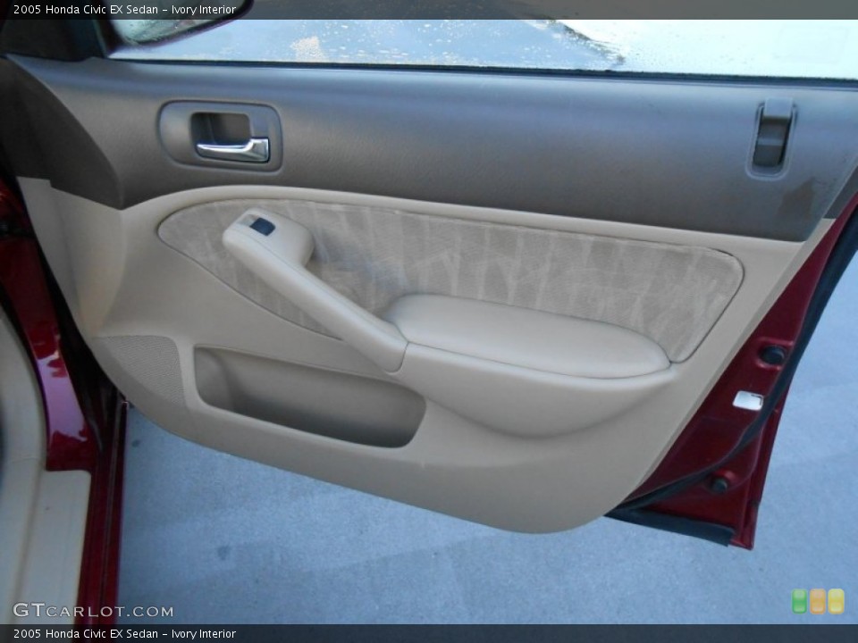 Ivory Interior Door Panel for the 2005 Honda Civic EX Sedan #77245016