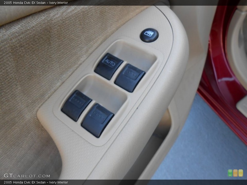 Ivory Interior Controls for the 2005 Honda Civic EX Sedan #77245229