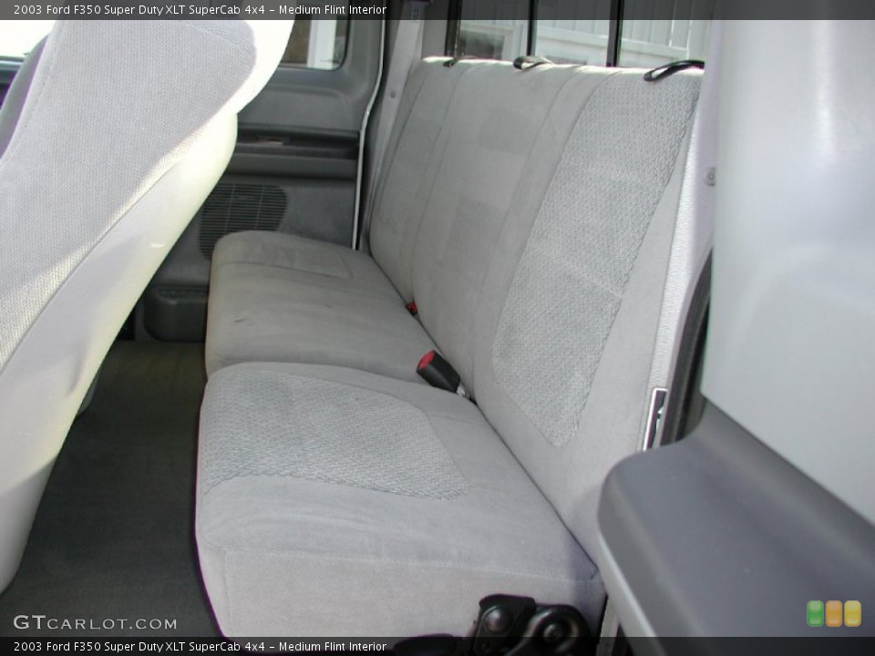 Medium Flint Interior Rear Seat for the 2003 Ford F350 Super Duty XLT SuperCab 4x4 #77245568