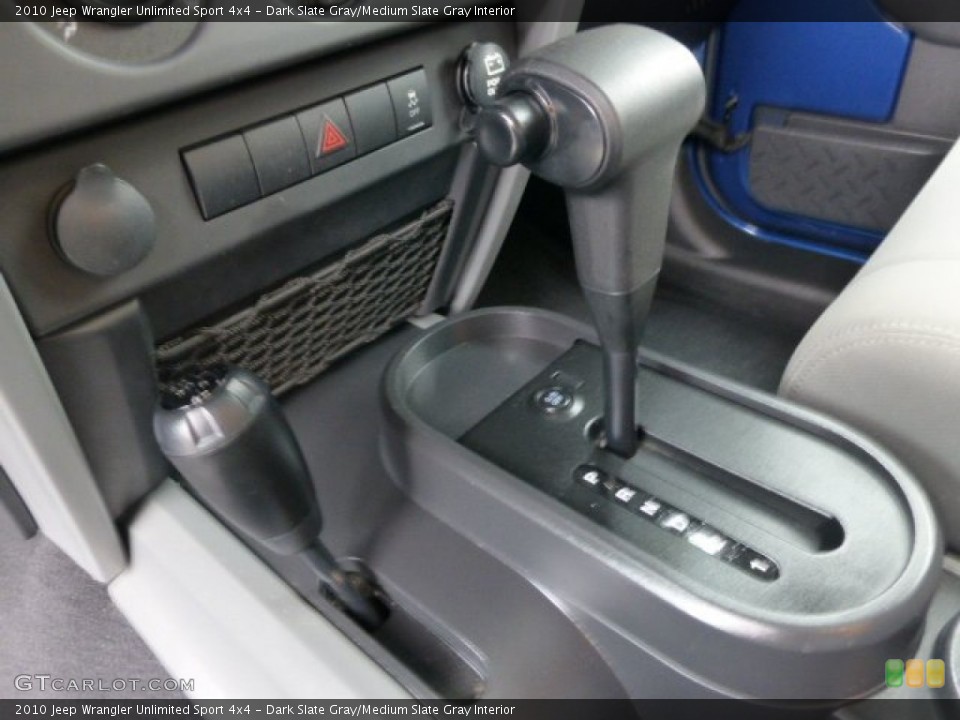 Dark Slate Gray/Medium Slate Gray Interior Transmission for the 2010 Jeep Wrangler Unlimited Sport 4x4 #77246899