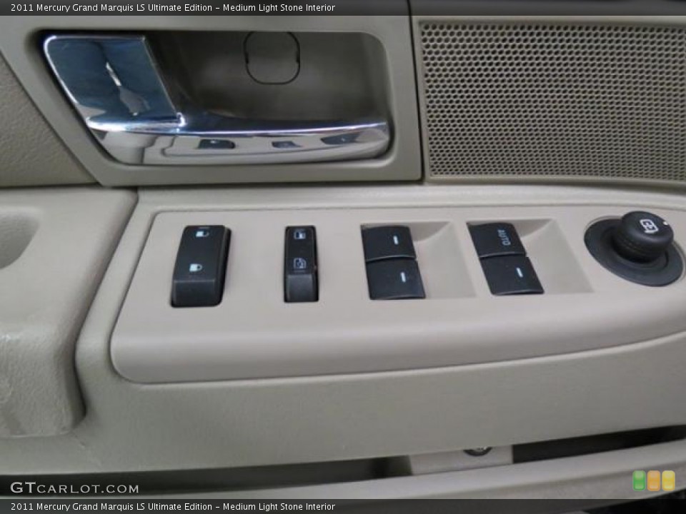 Medium Light Stone Interior Controls for the 2011 Mercury Grand Marquis LS Ultimate Edition #77247212