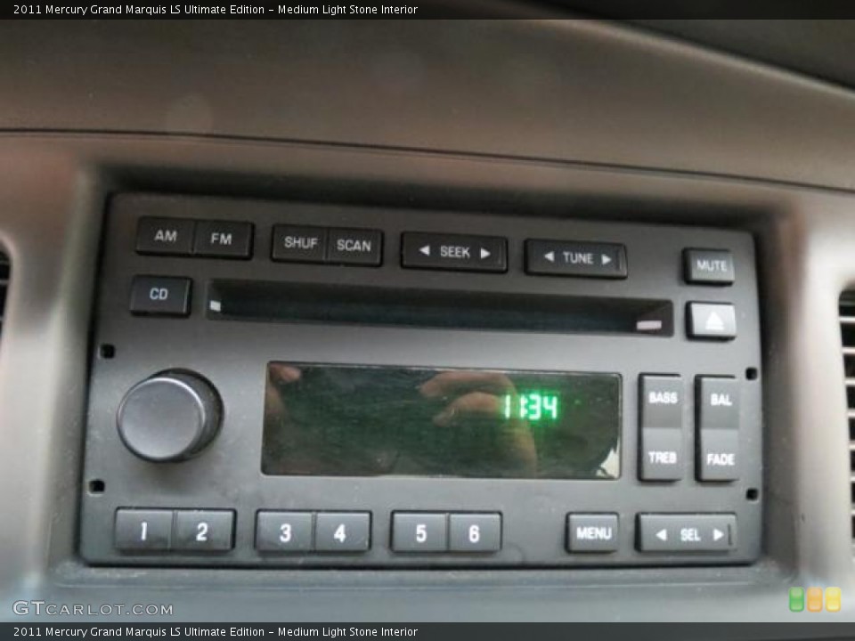 Medium Light Stone Interior Audio System for the 2011 Mercury Grand Marquis LS Ultimate Edition #77247269