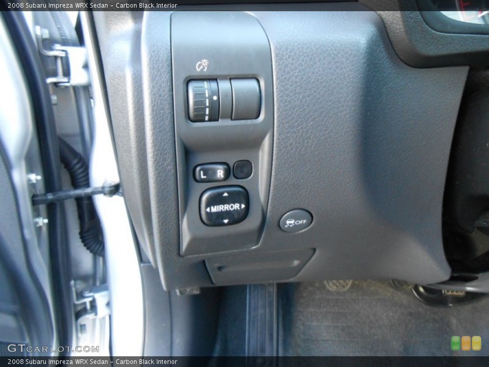 Carbon Black Interior Controls for the 2008 Subaru Impreza WRX Sedan #77247640