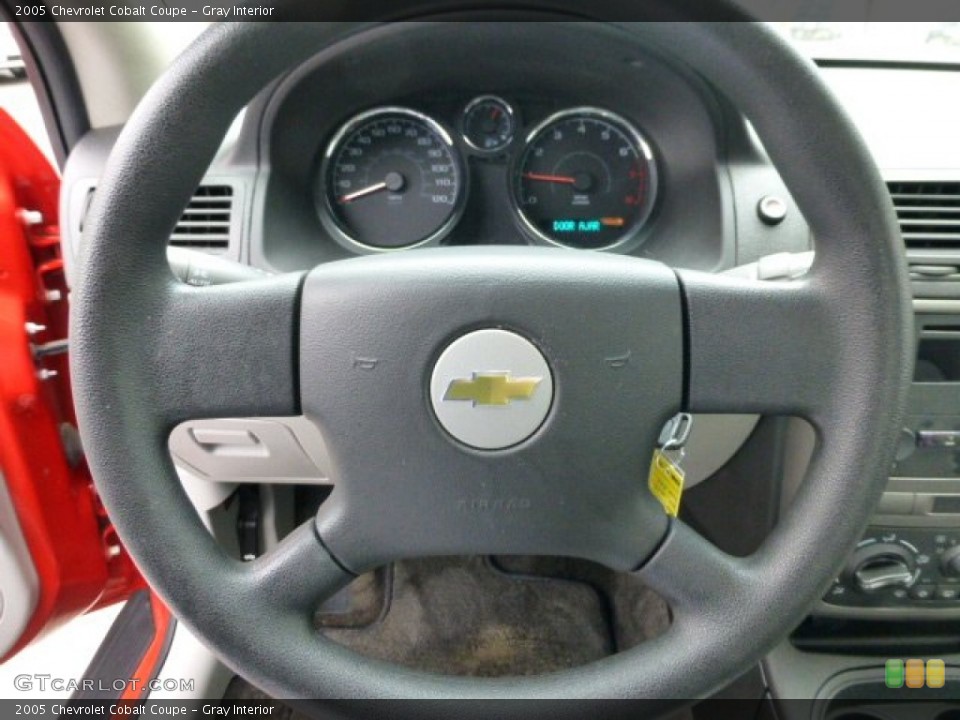 Gray Interior Steering Wheel for the 2005 Chevrolet Cobalt Coupe #77247979