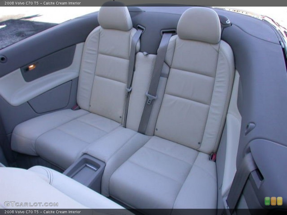 Calcite Cream Interior Rear Seat for the 2008 Volvo C70 T5 #77248629