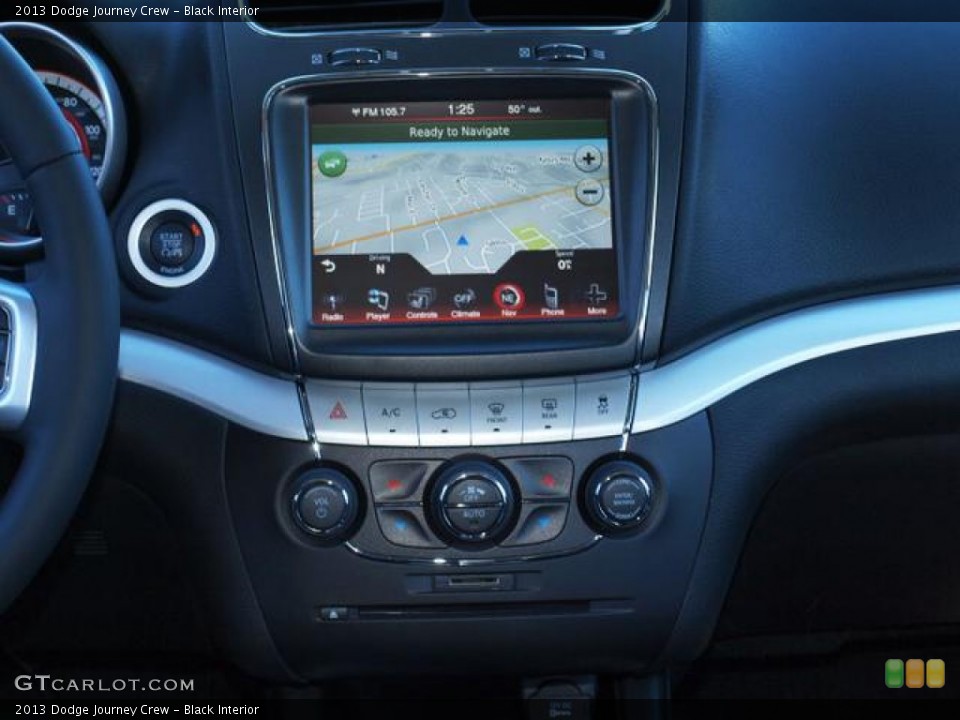 Black Interior Controls for the 2013 Dodge Journey Crew #77249252