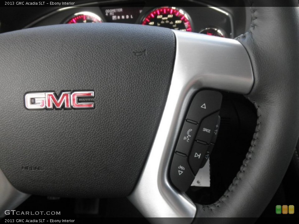 Ebony Interior Controls for the 2013 GMC Acadia SLT #77249303