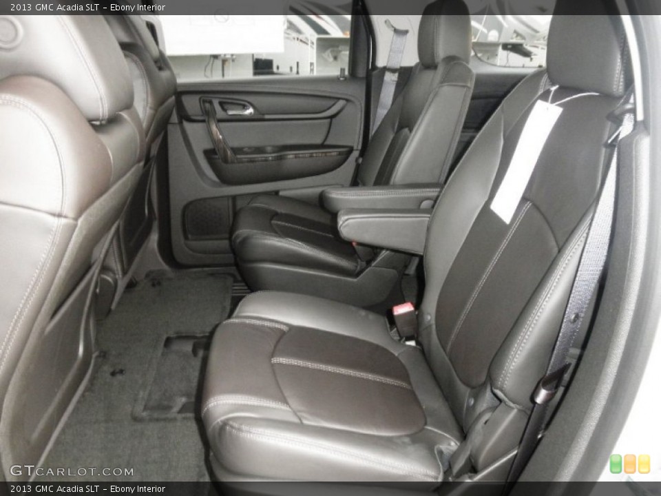 Ebony Interior Rear Seat for the 2013 GMC Acadia SLT #77249516