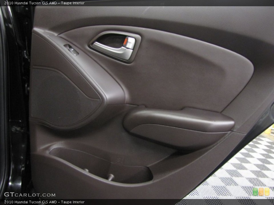 Taupe Interior Door Panel for the 2010 Hyundai Tucson GLS AWD #77249963