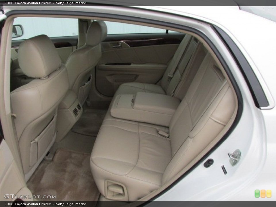 Ivory Beige Interior Rear Seat for the 2008 Toyota Avalon Limited #77250185