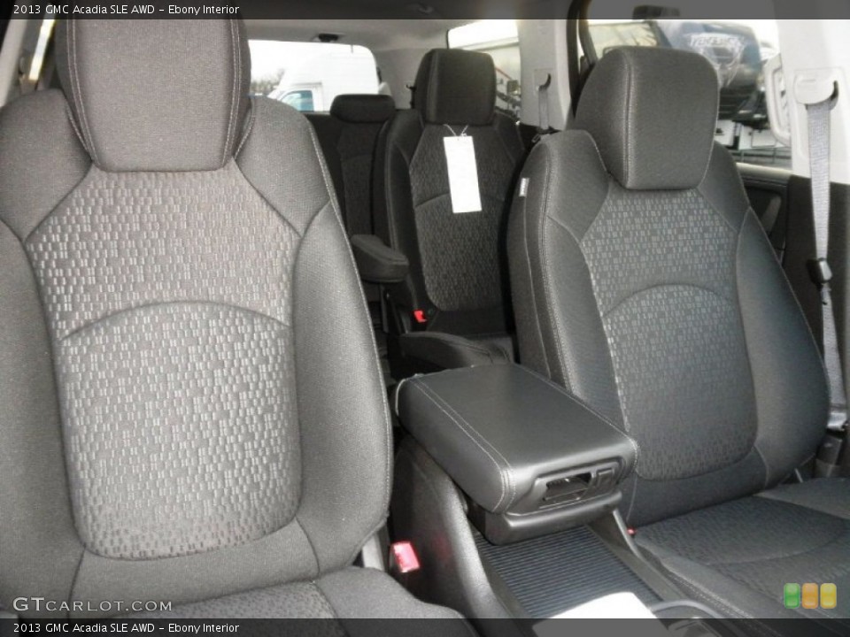 Ebony Interior Rear Seat for the 2013 GMC Acadia SLE AWD #77250355