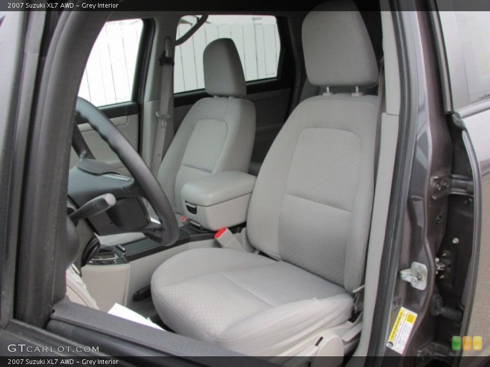 Grey Interior Front Seat for the 2007 Suzuki XL7 AWD #77252258