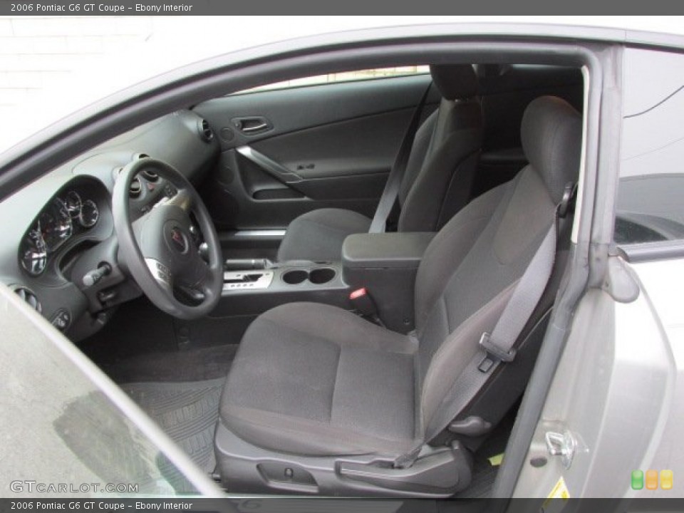 Ebony Interior Photo for the 2006 Pontiac G6 GT Coupe #77253173