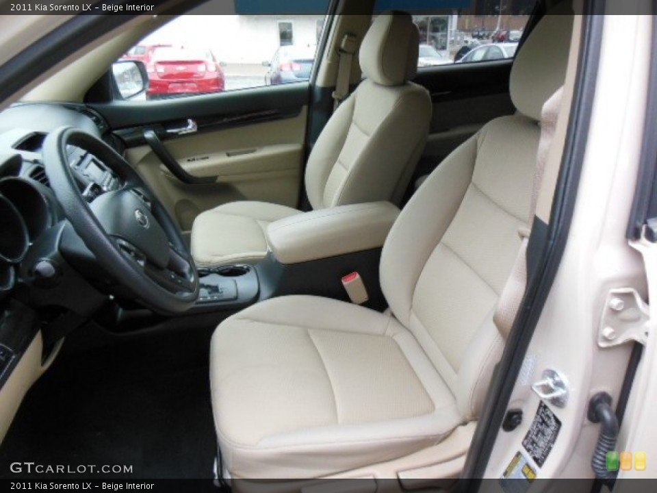 Beige Interior Front Seat for the 2011 Kia Sorento LX #77253287