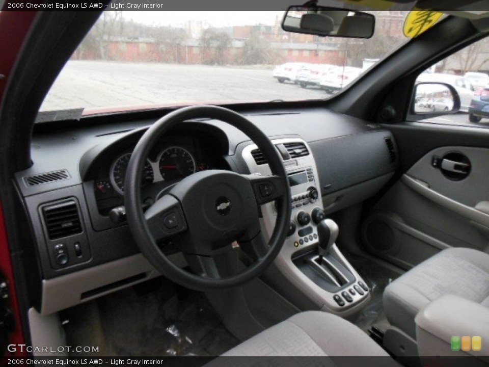 Light Gray Interior Prime Interior for the 2006 Chevrolet Equinox LS AWD #77253635
