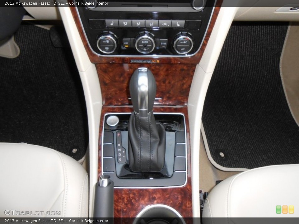 Cornsilk Beige Interior Transmission for the 2013 Volkswagen Passat TDI SEL #77253931