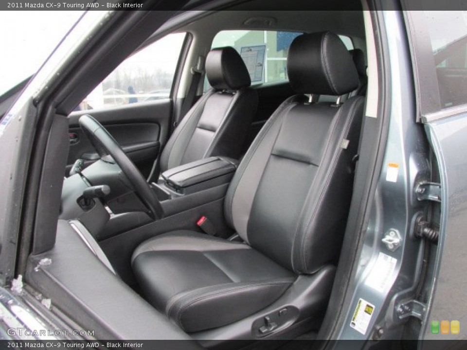 Black Interior Front Seat for the 2011 Mazda CX-9 Touring AWD #77256296
