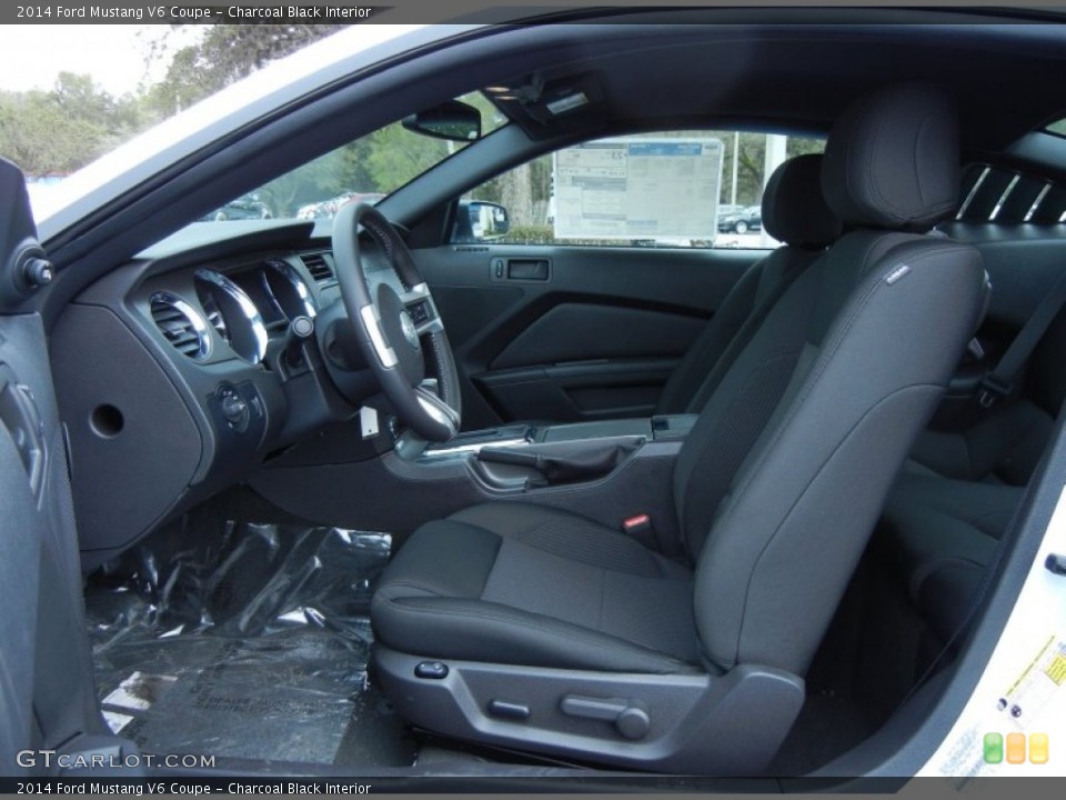 Charcoal Black Interior Photo for the 2014 Ford Mustang V6 Coupe #77256361