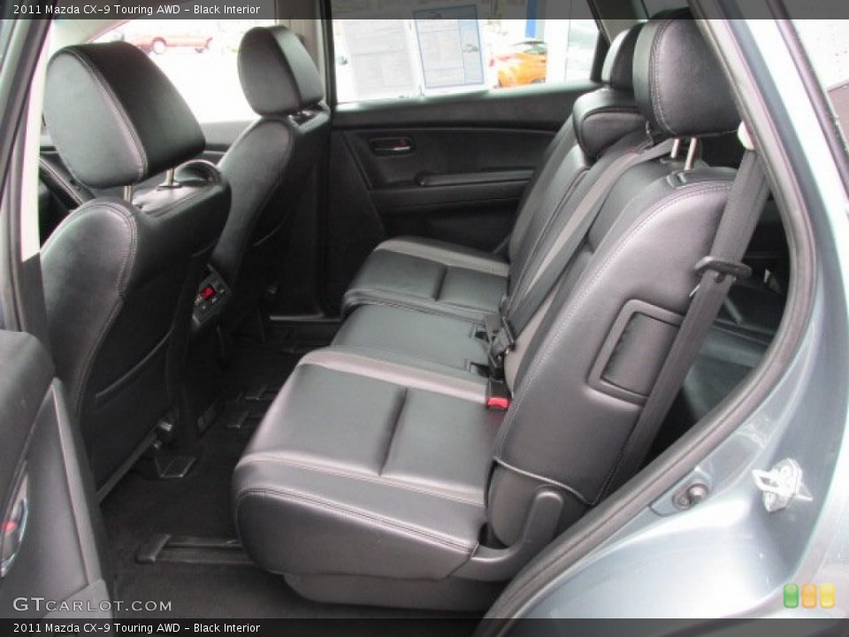 Black Interior Rear Seat for the 2011 Mazda CX-9 Touring AWD #77256425