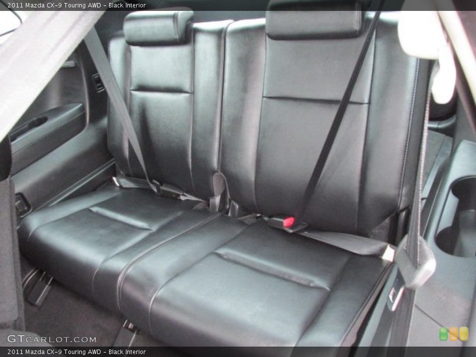 Black Interior Rear Seat for the 2011 Mazda CX-9 Touring AWD #77256442
