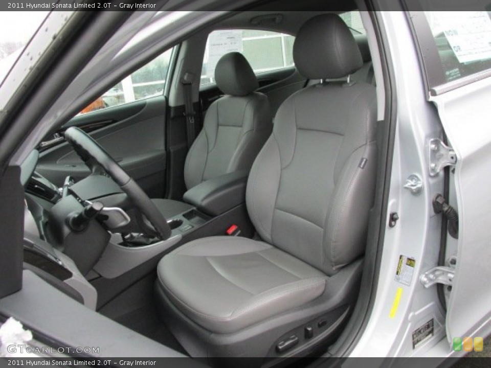 Gray Interior Front Seat for the 2011 Hyundai Sonata Limited 2.0T #77256756
