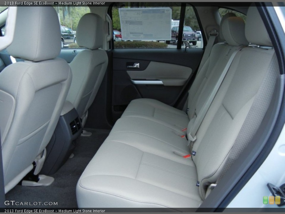 Medium Light Stone Interior Rear Seat for the 2013 Ford Edge SE EcoBoost #77256853