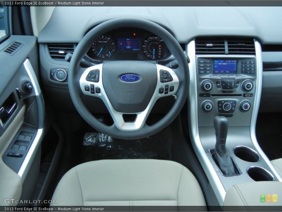 Medium Light Stone Interior Dashboard for the 2013 Ford Edge SE EcoBoost #77256873
