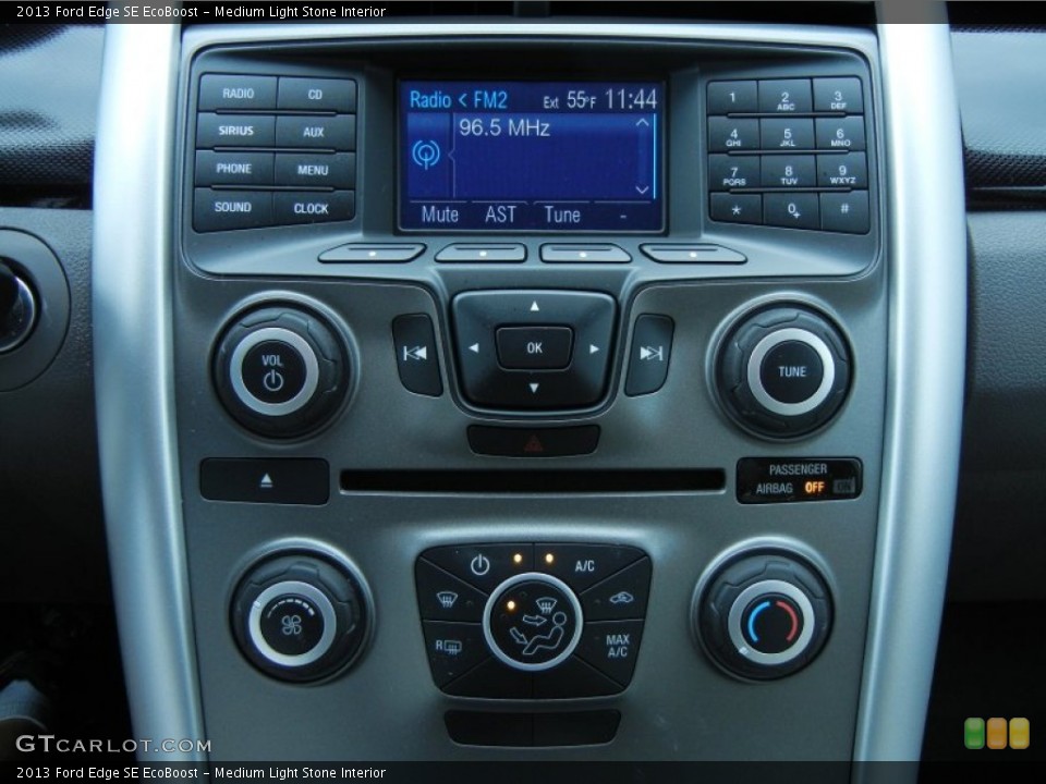 Medium Light Stone Interior Controls for the 2013 Ford Edge SE EcoBoost #77256920