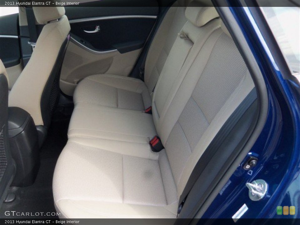 Beige Interior Rear Seat for the 2013 Hyundai Elantra GT #77257427
