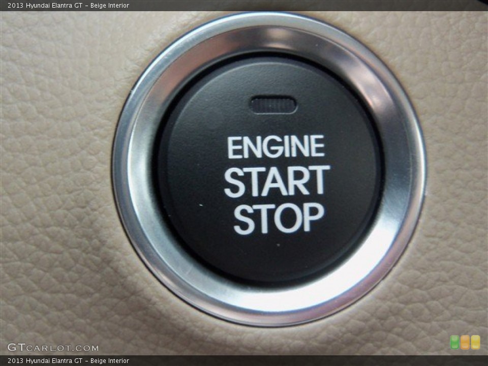 Beige Interior Controls for the 2013 Hyundai Elantra GT #77257503