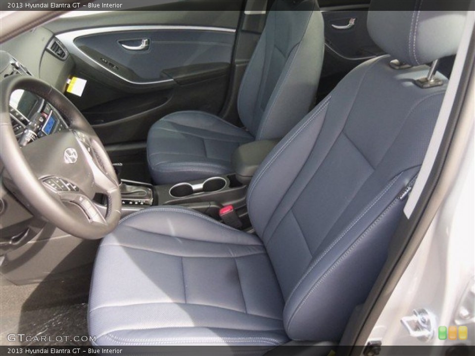 Blue Interior Front Seat for the 2013 Hyundai Elantra GT #77257700