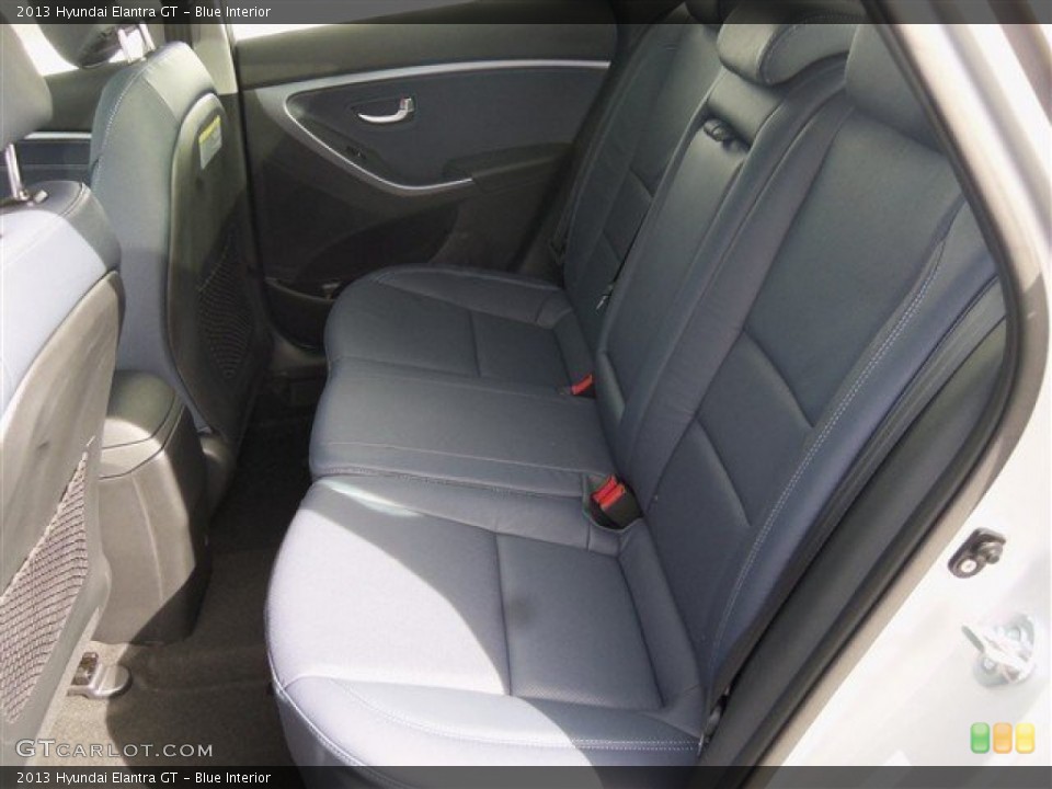 Blue Interior Rear Seat for the 2013 Hyundai Elantra GT #77257754